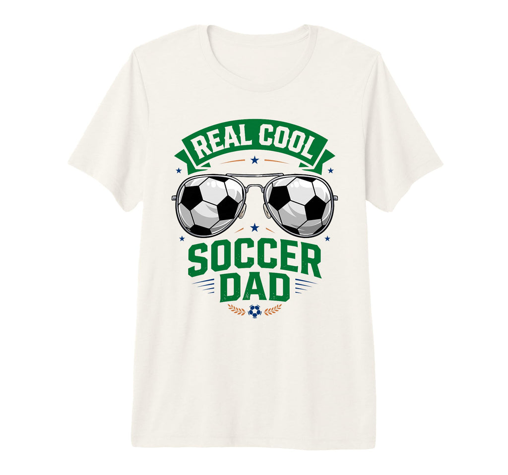 Mens Real Soccer Dad Funny Futebol T-Shirt - Unique Graphic for Adults
