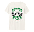 Mens Real Soccer Dad Funny Futebol T-Shirt - Unique Graphic for Adults