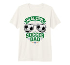 Mens Real Soccer Dad Funny Futebol T-Shirt - Unique Graphic for Adults