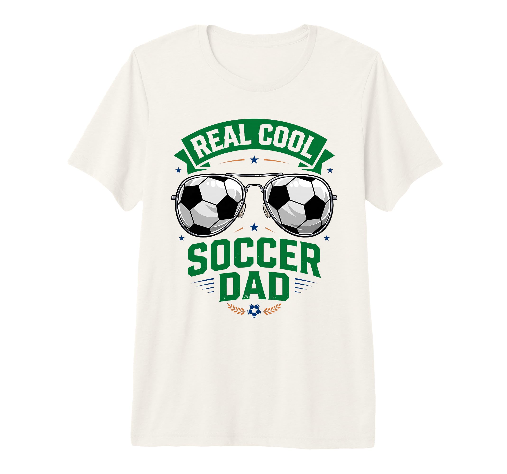 Mens Real Soccer Dad Funny Futebol T-Shirt - Unique Graphic for Adults