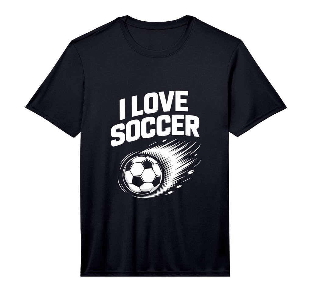 Mens I Love Soccer Enthusiast Sports T-Shirt - Streetwear Style Men Women