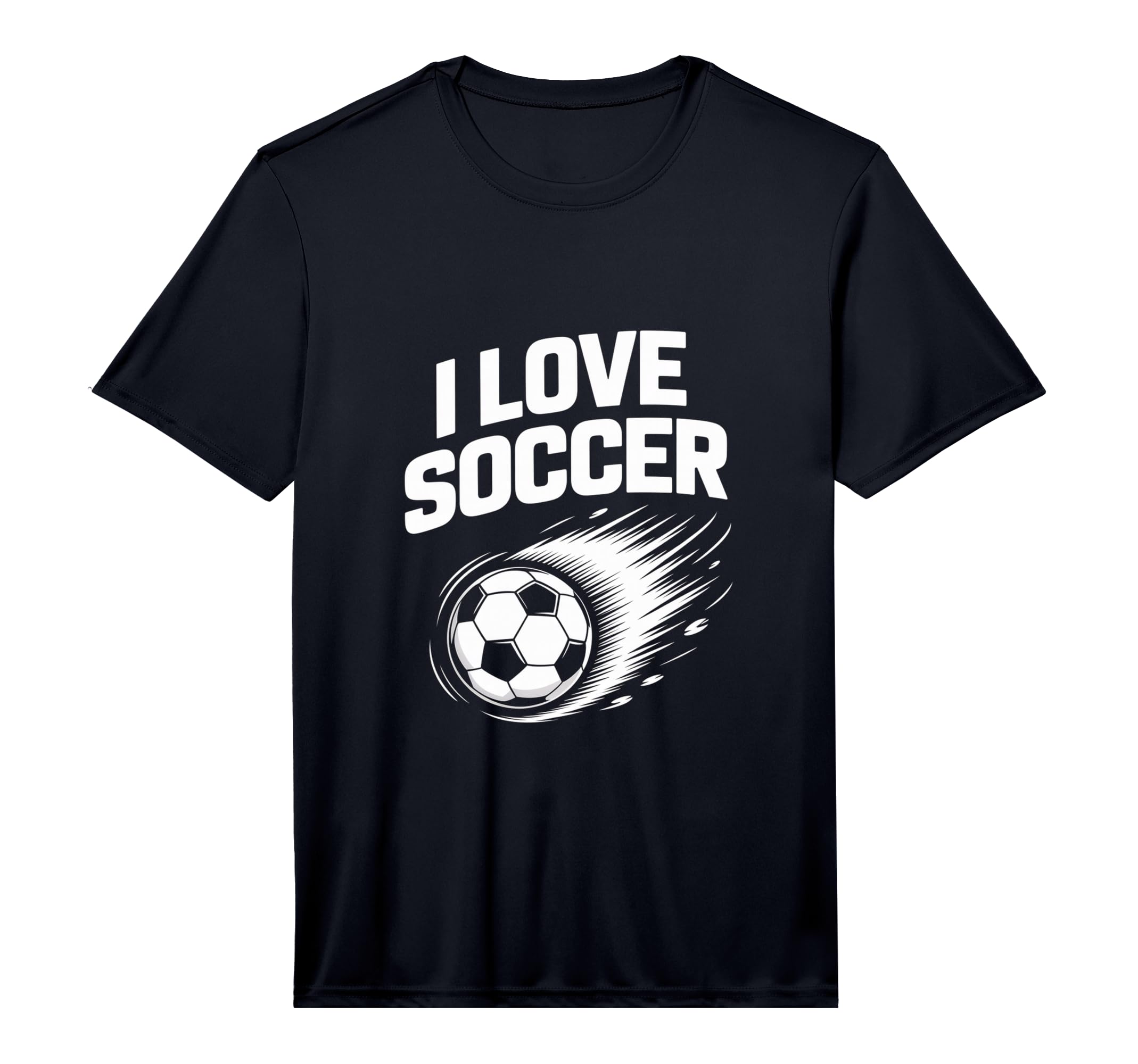 Mens I Love Soccer Enthusiast Sports T-Shirt - Streetwear Style Men Women