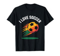 I Love Soccer Vibrant Ball T-Shirt - Unique Graphic for Adults