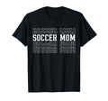 Soccer Mom Funny Layered Text Mother T-Shirt - Streetwear Style Men Women
