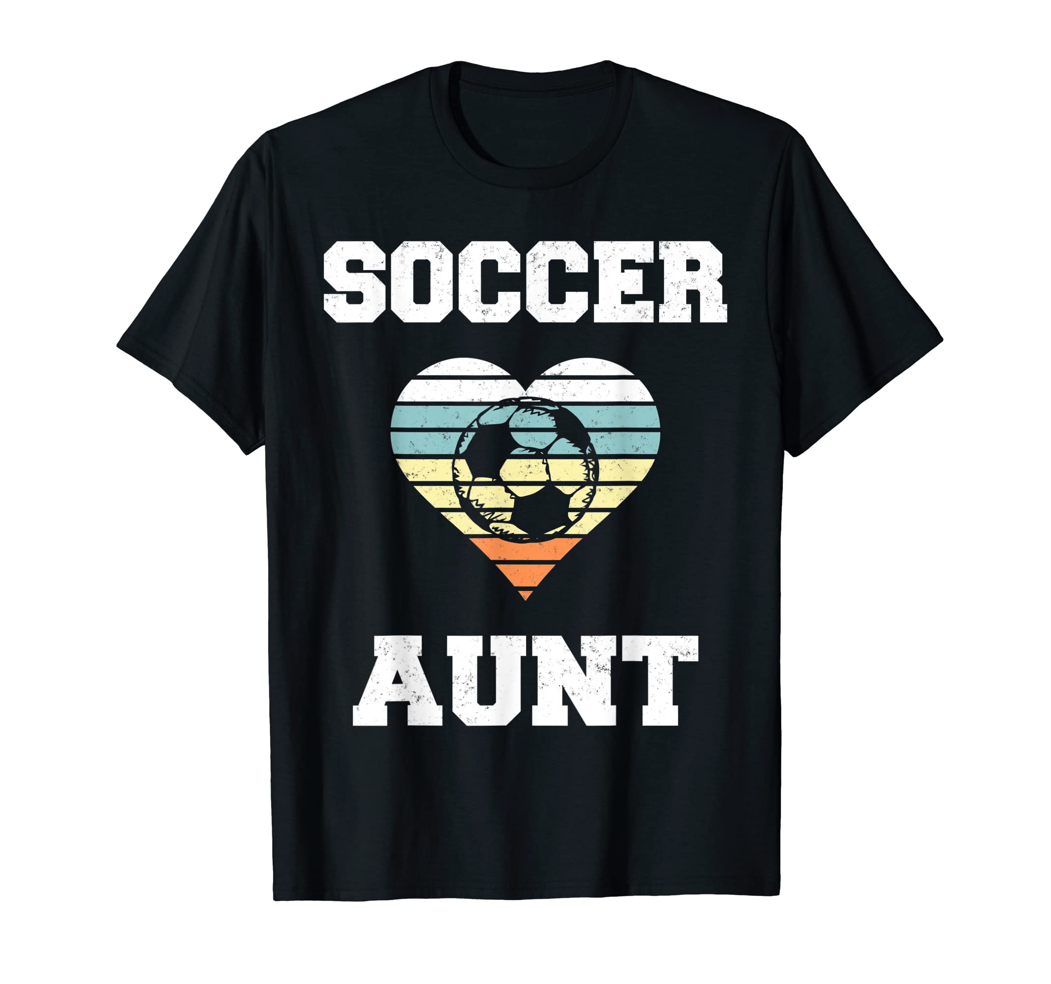 Soccer Aunt Family Matching Sport T-Shirt - Novelty Apparel for Adults