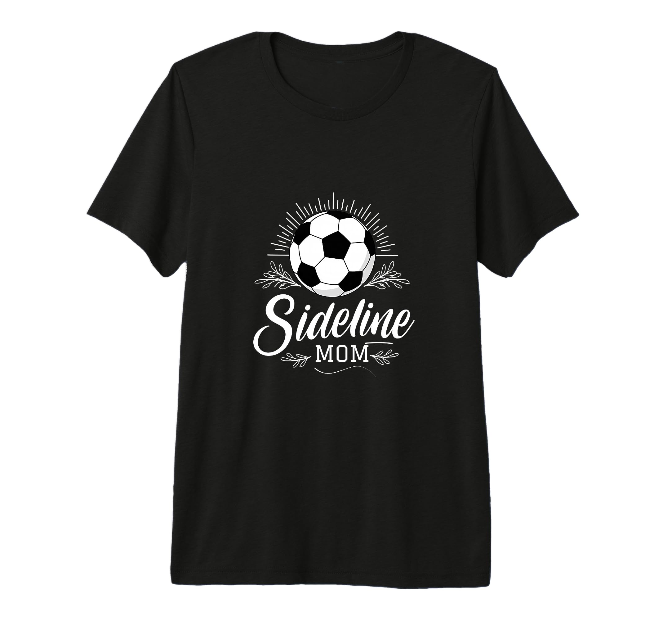 Sideline Mom Soccer Mama Soccer Mom T-Shirt - Trendy Graphic for Adults