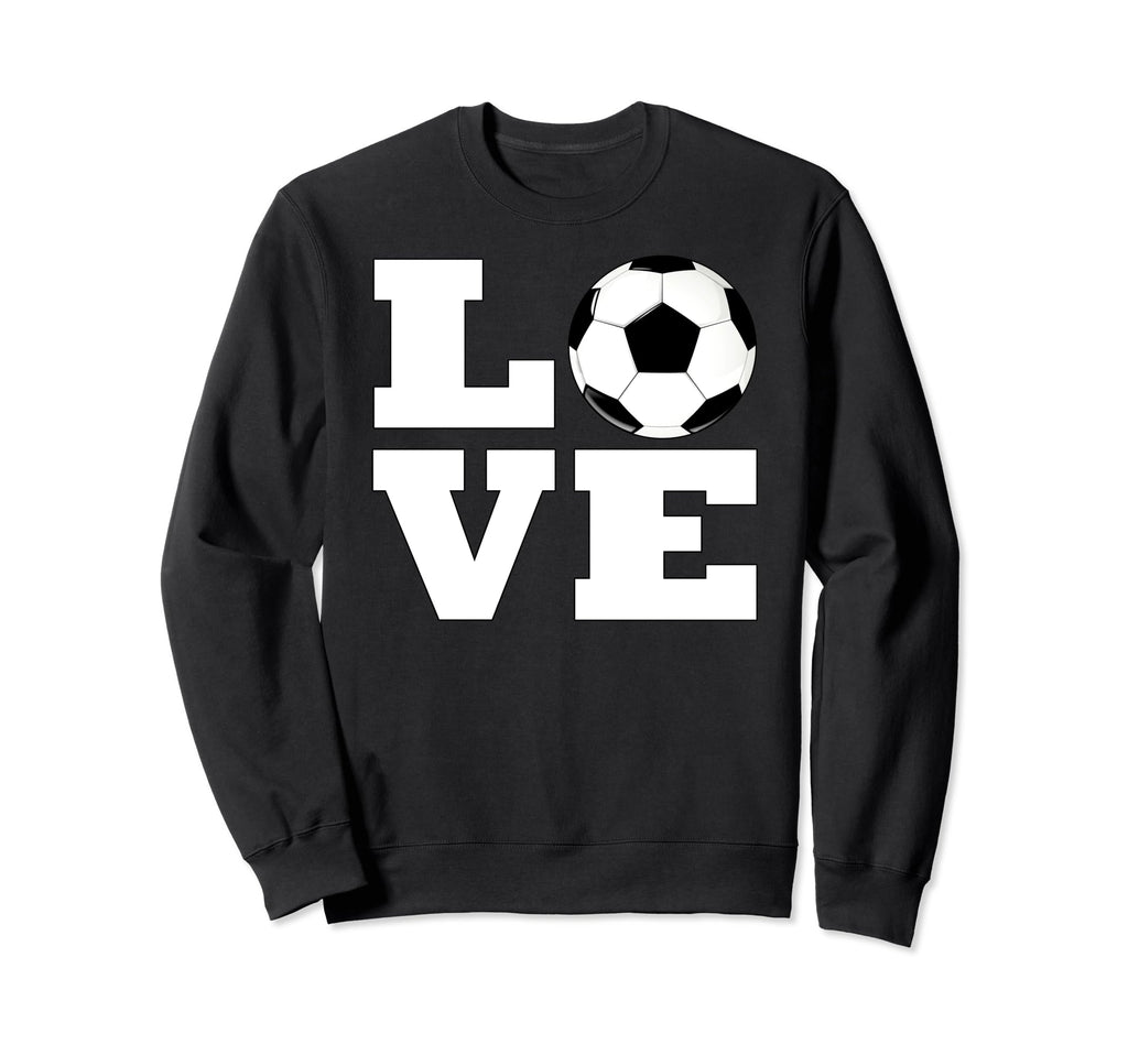 Love Soccer Player Sports Lover Sweatshirt - Novelty Apparel for Adults