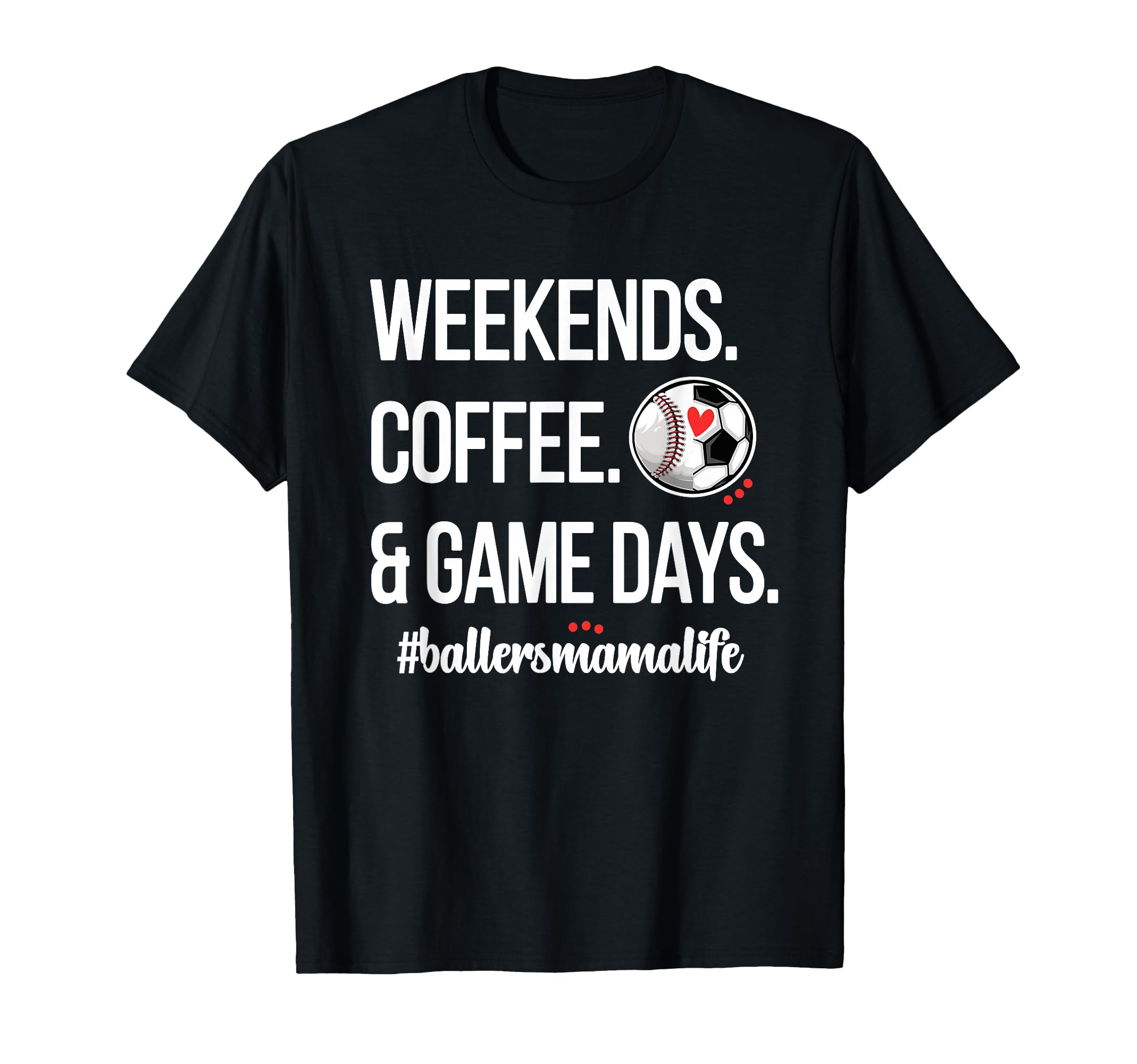 Baseball Soccer Mom Game Day Proud Ball T-Shirt - Graphic Print Men Women