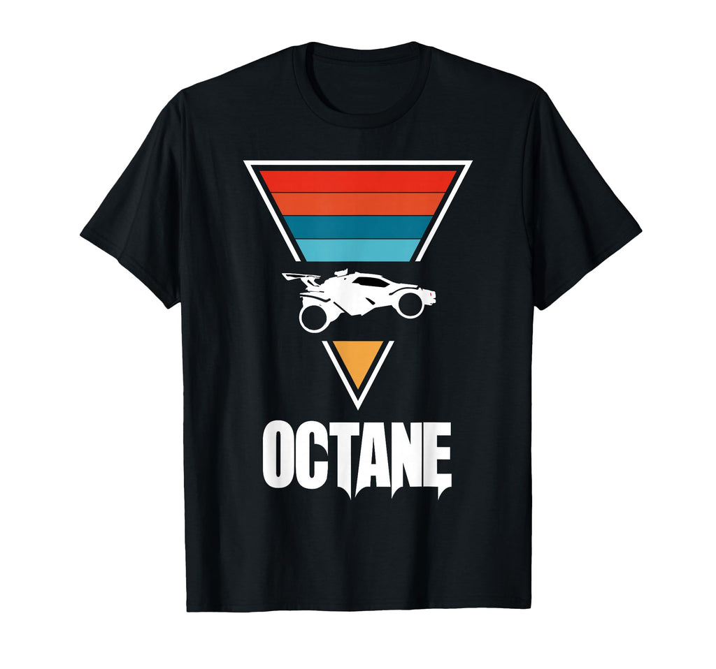 Octane Rocket Soccer Sunset Distressed T-Shirt - Graphic Print for Adults