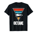 Octane Rocket Soccer Sunset Distressed T-Shirt - Graphic Print for Adults