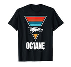 Octane Rocket Soccer Sunset Distressed T-Shirt - Graphic Print for Adults