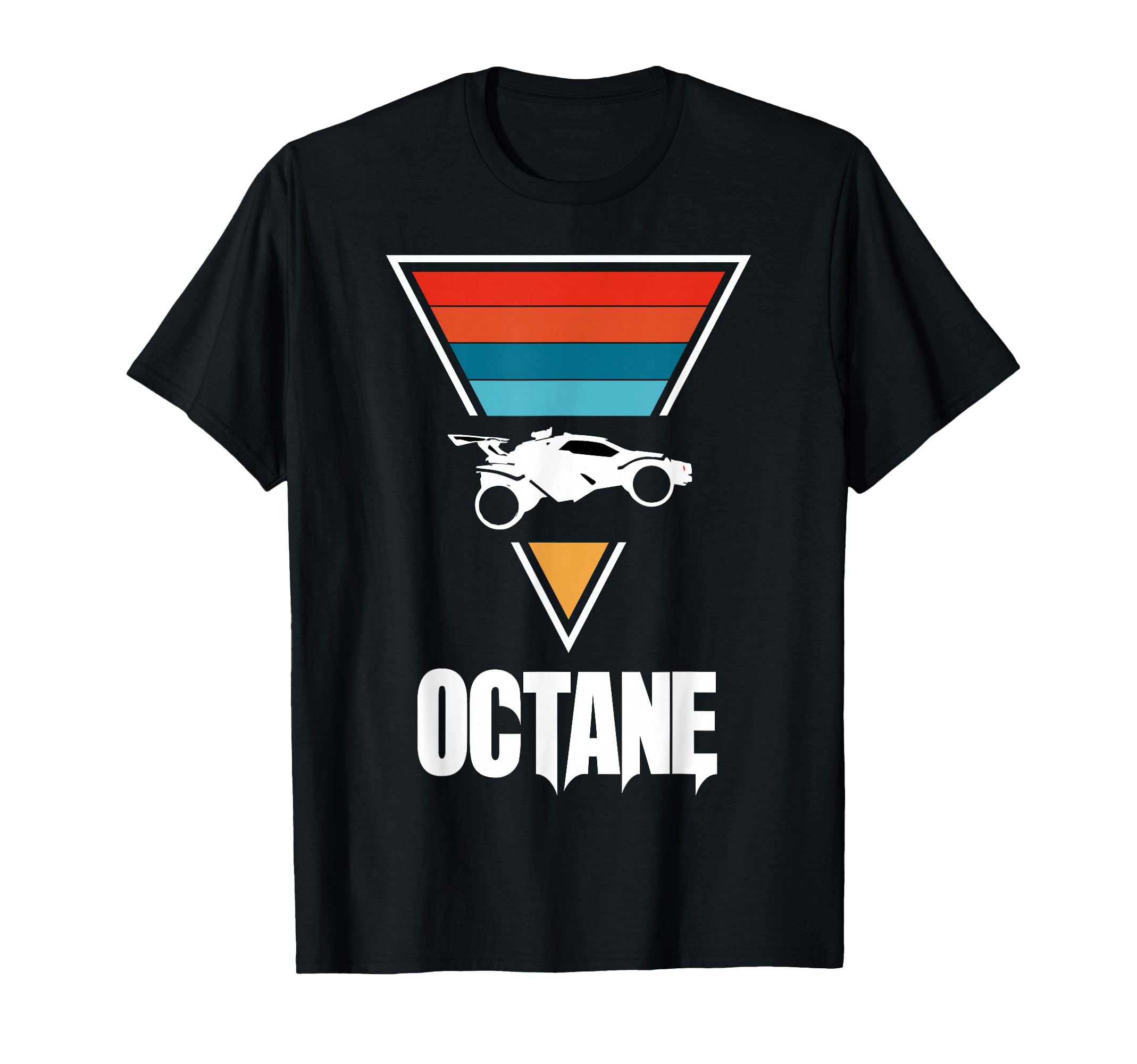 Octane Rocket Soccer Sunset Distressed T-Shirt - Graphic Print for Adults