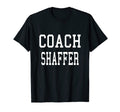 Coach Shaffer Custom Football Soccer T-Shirt - Trendy Graphic for Adults