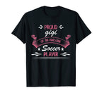 Proud Gigi Awesome Soccer Player T-Shirt - Minimalist Print for Adults