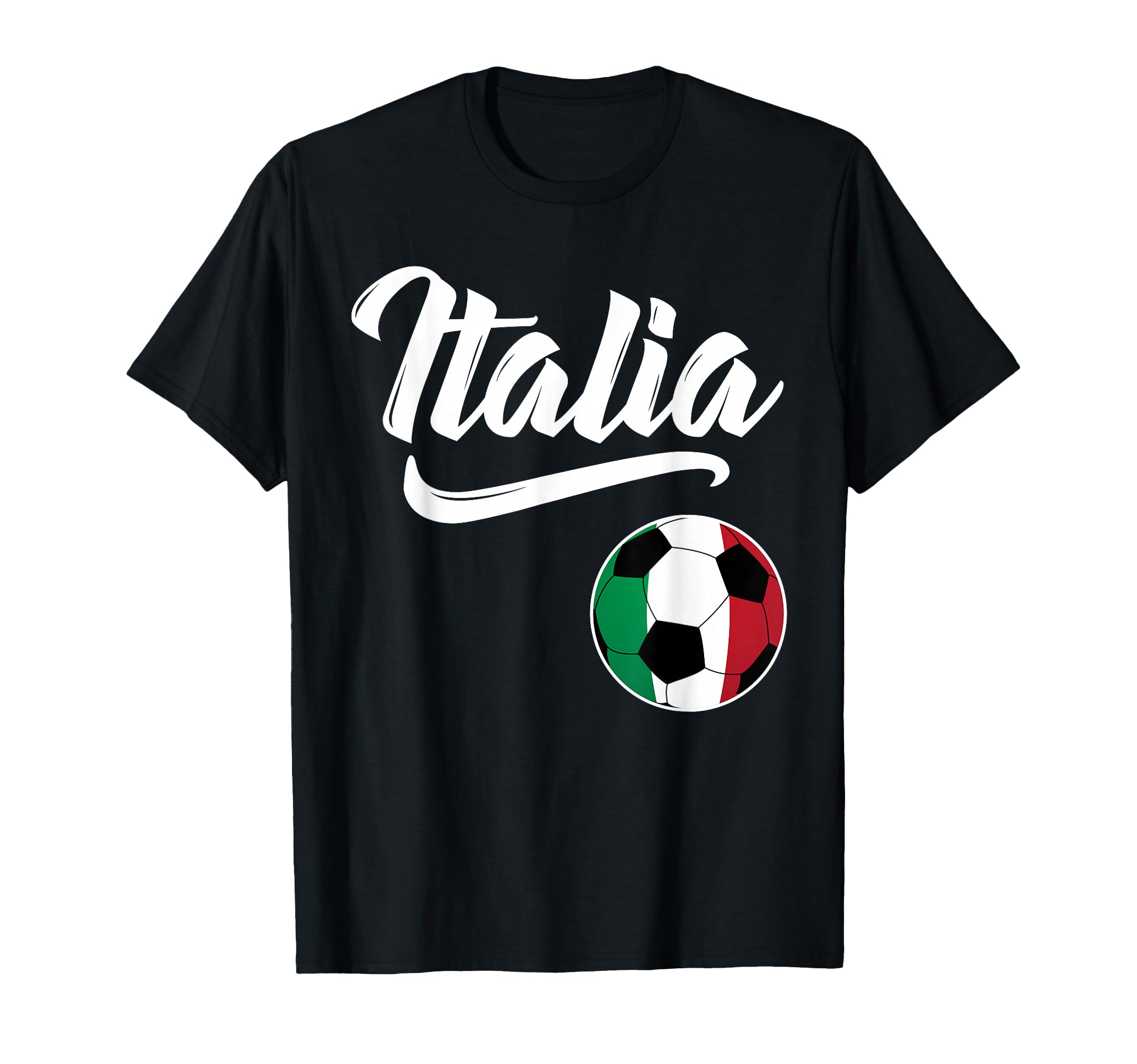 Italia Soccer Italy Flag Italian T-Shirt - Graphic Print Men Women