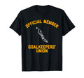 Member Goalkeepers Union Soccer T-Shirt - Graphic Print for Adults