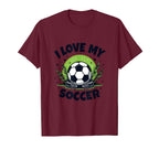 I Love My Soccer Mom Pride T-Shirt - Graphic Print Men Women