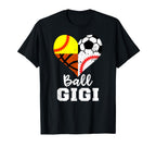 Ball Gigi Soccer Baseball Softball T-Shirt - Custom Art Print for Adults