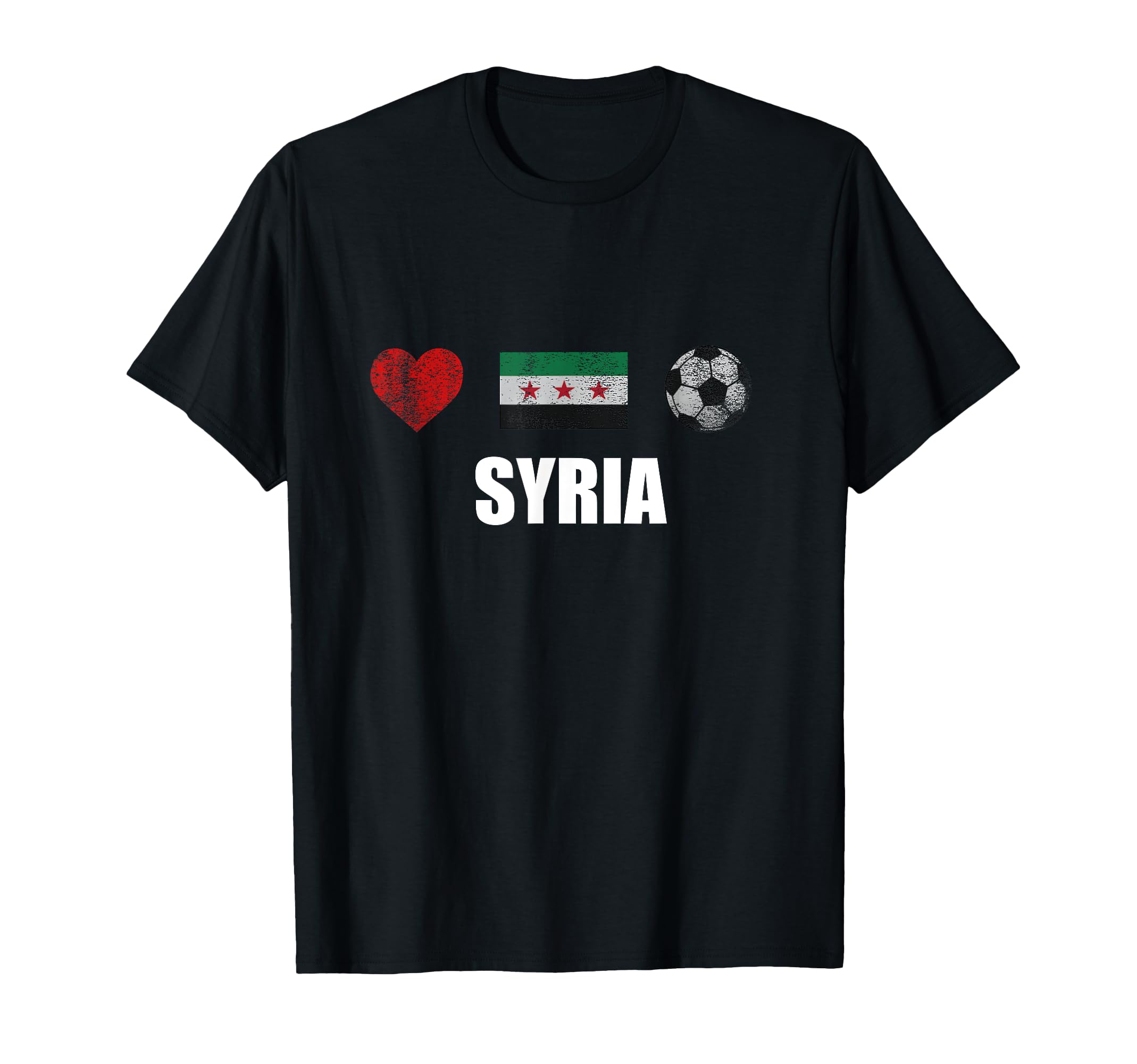 Syria Football Syria Soccer Jersey T-Shirt - Casual Everyday Wear Men Women