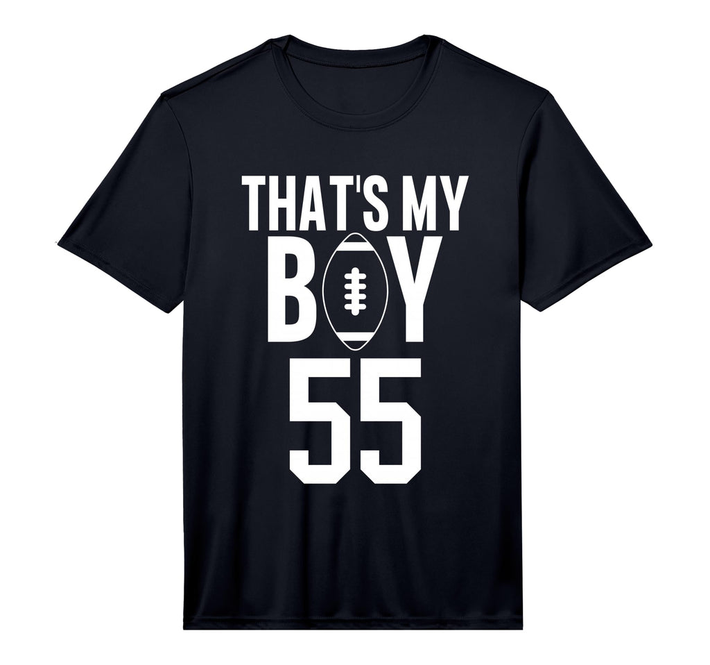 Thats My Football 55 Jersey Number 55 T-Shirt - Unique Graphic Men Women