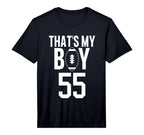 Thats My Football 55 Jersey Number 55 T-Shirt - Unique Graphic Men Women