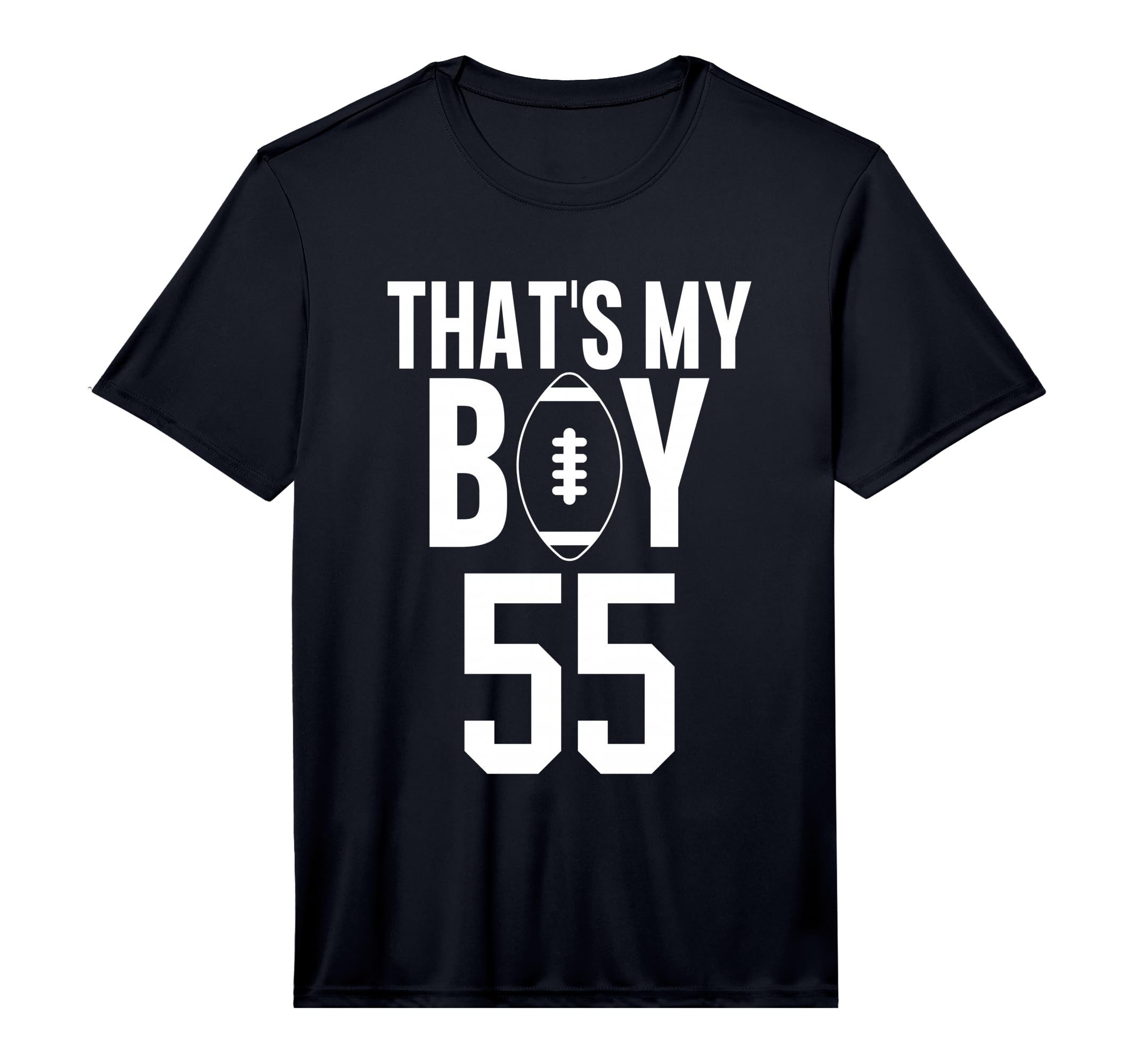 Thats My Football 55 Jersey Number 55 T-Shirt - Unique Graphic Men Women