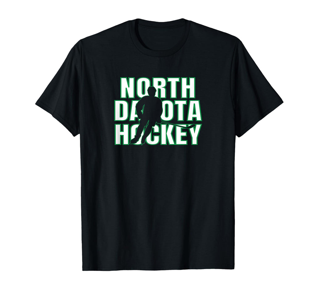 Team North Dakota Ice Hockey Player T-Shirt - Graphic Print for Adults