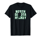 Team North Dakota Ice Hockey Player T-Shirt - Graphic Print for Adults
