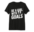 Be Goals Soccer Player Soccer Tri Blend T-Shirt - Novelty Apparel Men Women