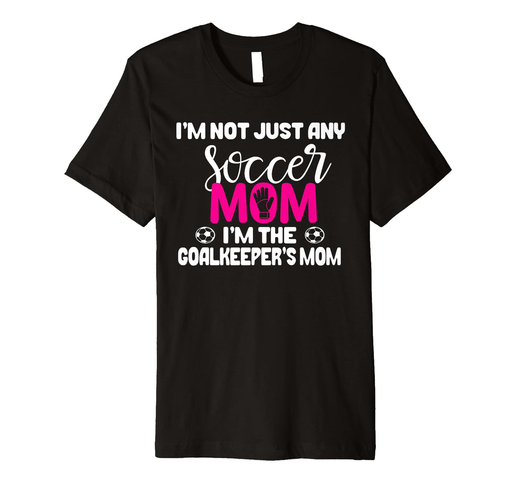 Funny Goalkeeper Mom Soccer Goalie Mama T-Shirt - Minimalist Print Unisex