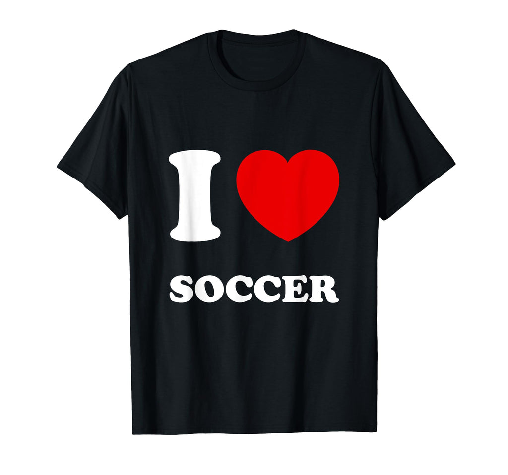 I Love Heart Soccer F Tbol Futbol T-Shirt - Graphic Print Unisex