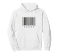 Soccer Barcode Futbol Player Hoodie - Casual Everyday Wear Unisex