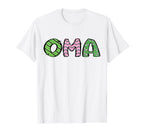 Soccer Oma Funny Soccer Birthday Family T-Shirt - Aesthetic Graphic Unisex