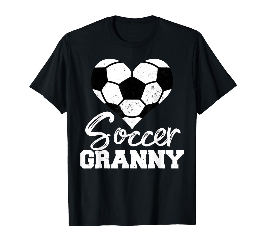 Soccer Granny Heart Funny Heartfelt T-Shirt - Minimalist Print Men Women