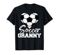 Soccer Granny Heart Funny Heartfelt T-Shirt - Minimalist Print Men Women