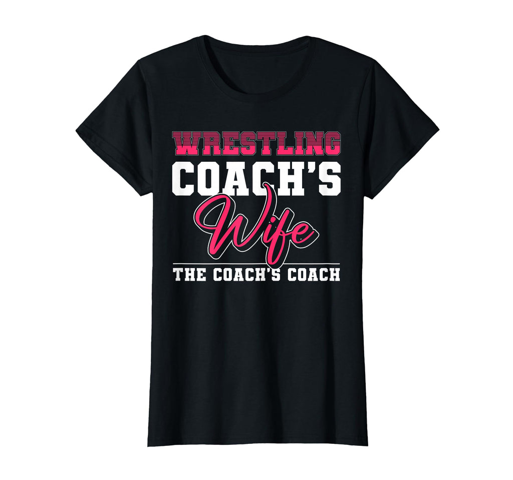 Wrestling Coach Wife Coachs Coach T-Shirt - Trendy Graphic for Adults