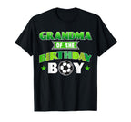 Grandma Birthday Soccer Party Family Love T-Shirt - Minimalist Print Unisex