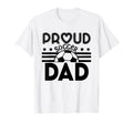 Proud Soccer Dad Father Sport Soccer Player T-Shirt - Graphic Print Unisex