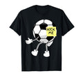 Funny Soccer Kick Me Note Soccer Ball T-Shirt - Streetwear Style for Adults