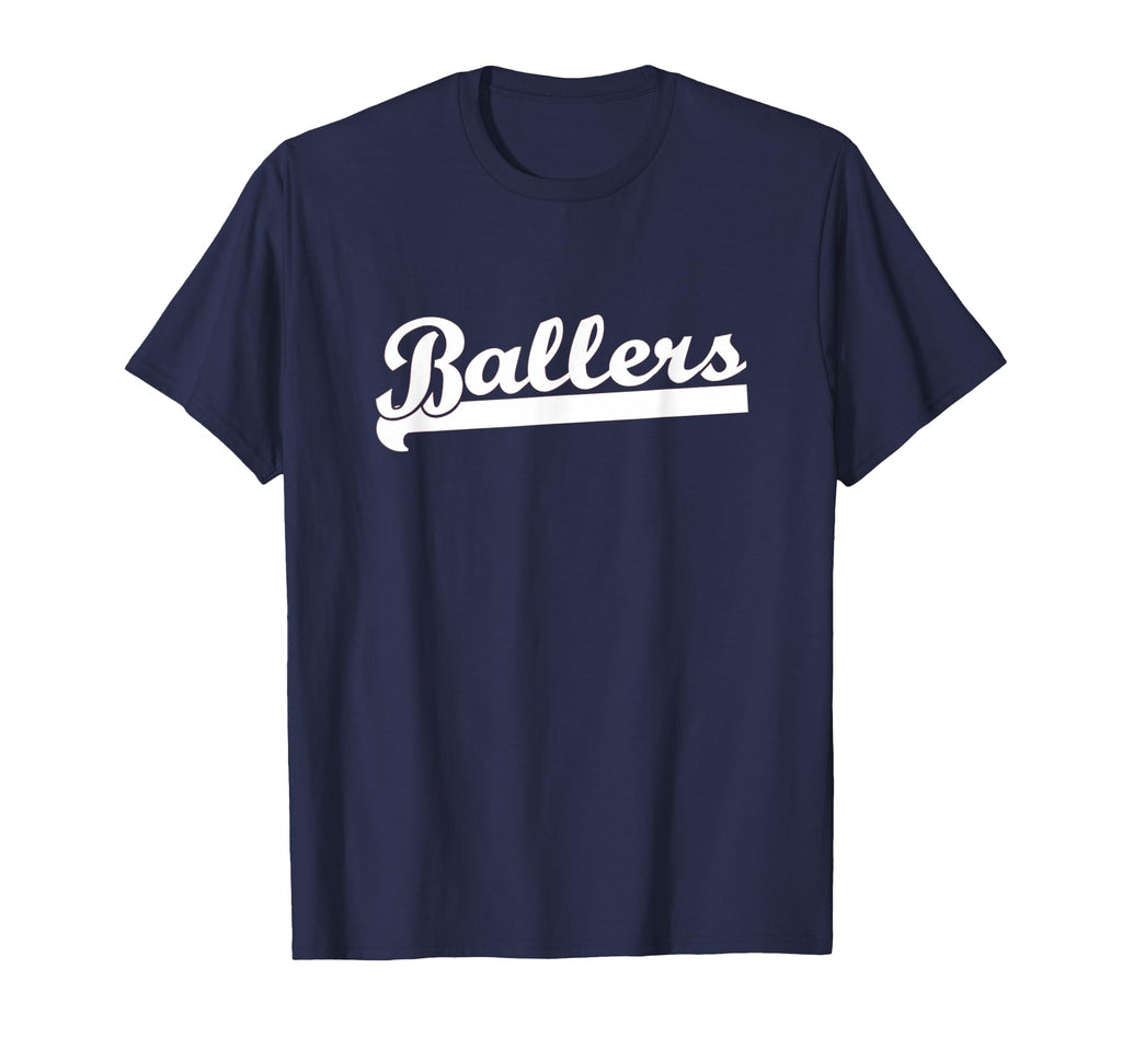 Ballers Basketball Baseball Kickball T-Shirt - Trendy Graphic Men Women