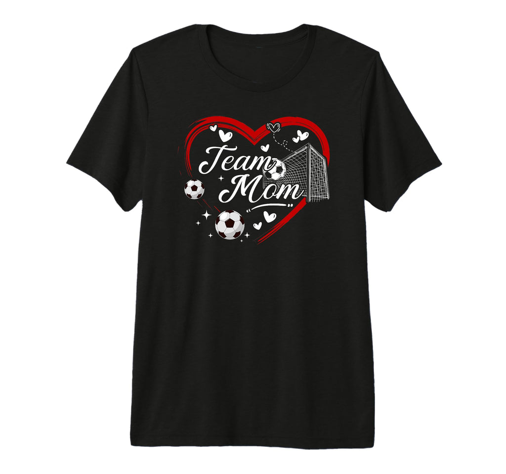 Soccer Team Mom Appreciation T-Shirt - Casual Everyday Wear for Adults