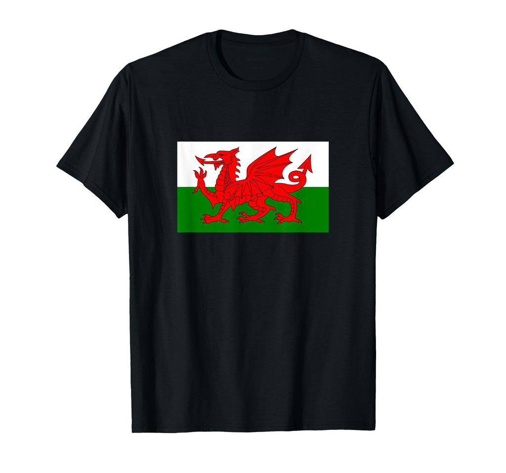 Wales Cymru 2021 Flag Love Soccer Football T-Shirt - Trendy Graphic Unisex
