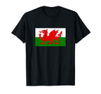 Wales Cymru 2021 Flag Love Soccer Football T-Shirt - Trendy Graphic Unisex