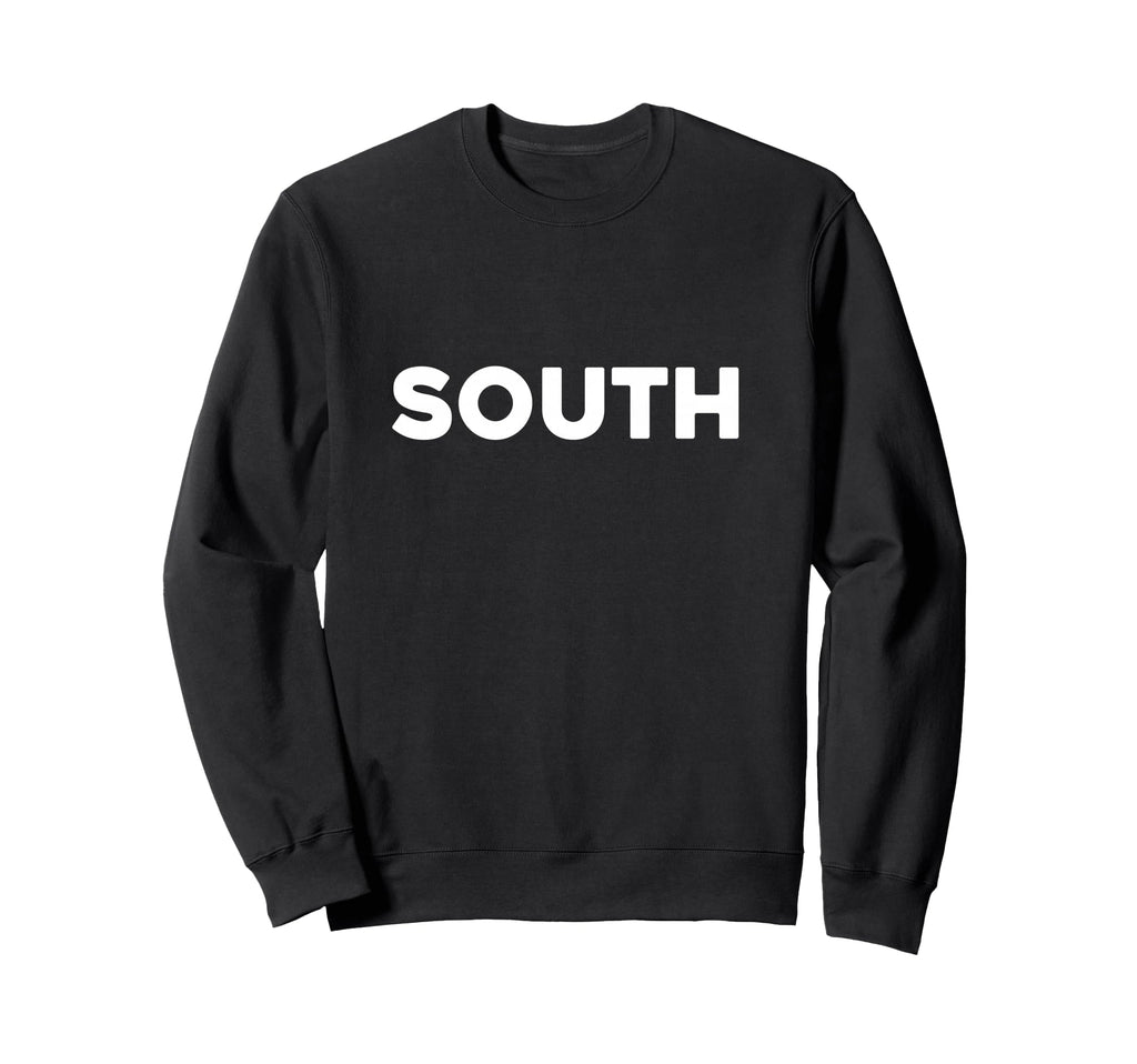 White South Team Colors Spirit Sports Sweatshirt - Custom Art Print Unisex