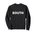White South Team Colors Spirit Sports Sweatshirt - Custom Art Print Unisex