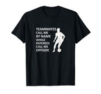Offside Rule Soccer Teammates Call T-Shirt - Aesthetic Graphic for Adults