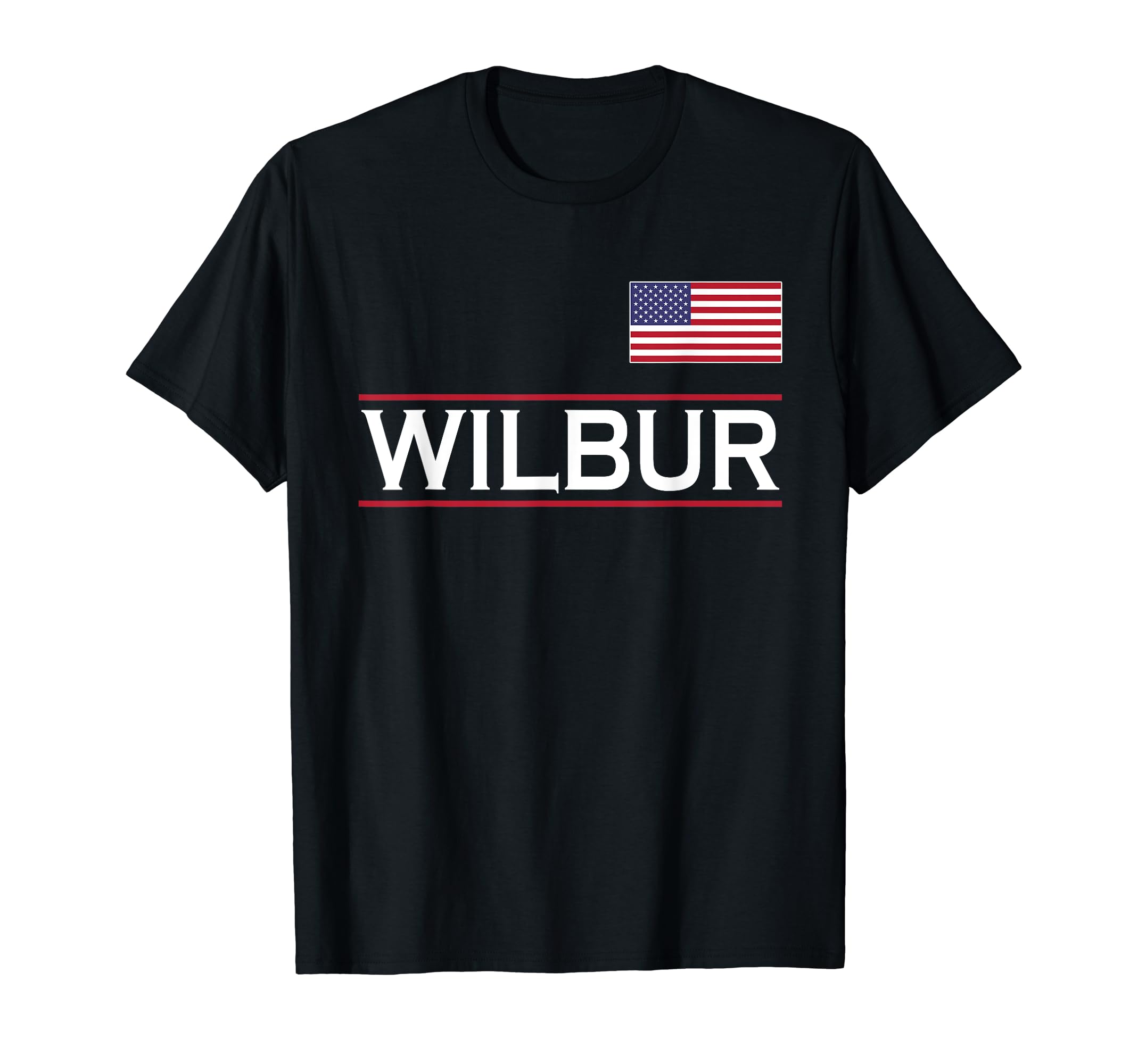 Wilbur Personalized Name Funny Birthday T-Shirt - Graphic Print Men Women