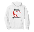 Funny Grandma Proud Soccer Lover Nana Red Hoodie - Unique Graphic Unisex