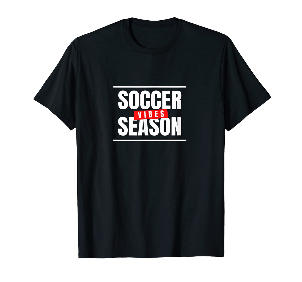 Soccer Season Vibes T-Shirt - Minimalist Print Men Women