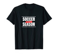 Soccer Season Vibes T-Shirt - Minimalist Print Men Women